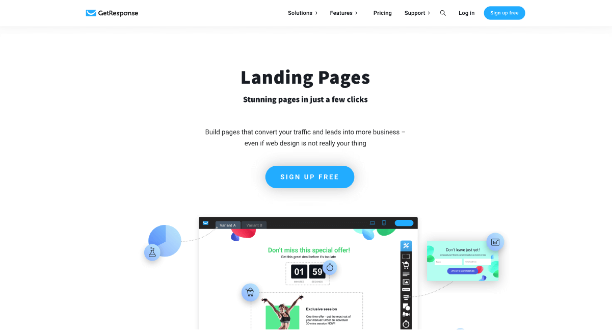 Các công cụ tạo Landing page hàng đầu
