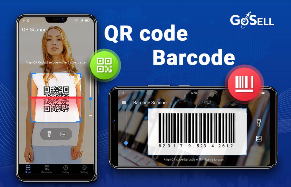 Sự khác nhau giữa barcode và QR code