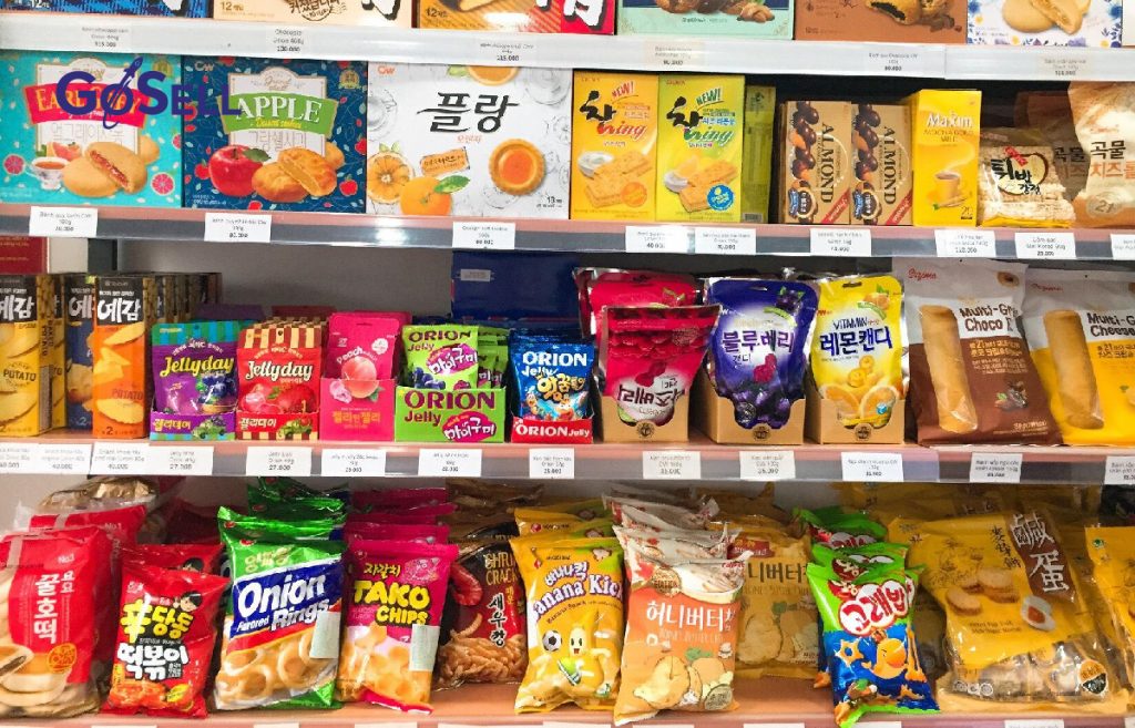 Bánh kẹo Hàn Quốc, Nhật Bản nhập khẩu