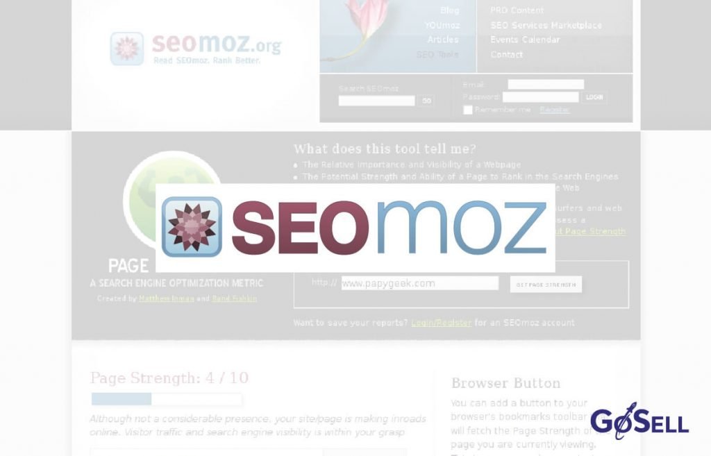 Quản trị website với Seomoz