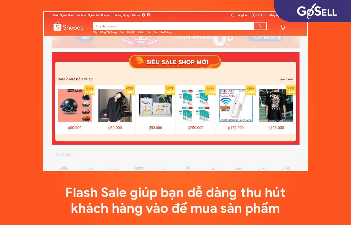 Gợi ý sản phẩm Flash sale trên sàn thương mại điện tử Shopee