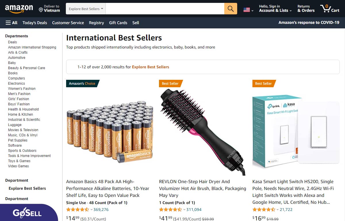 Sàn thương mại điện tử Amazon 2