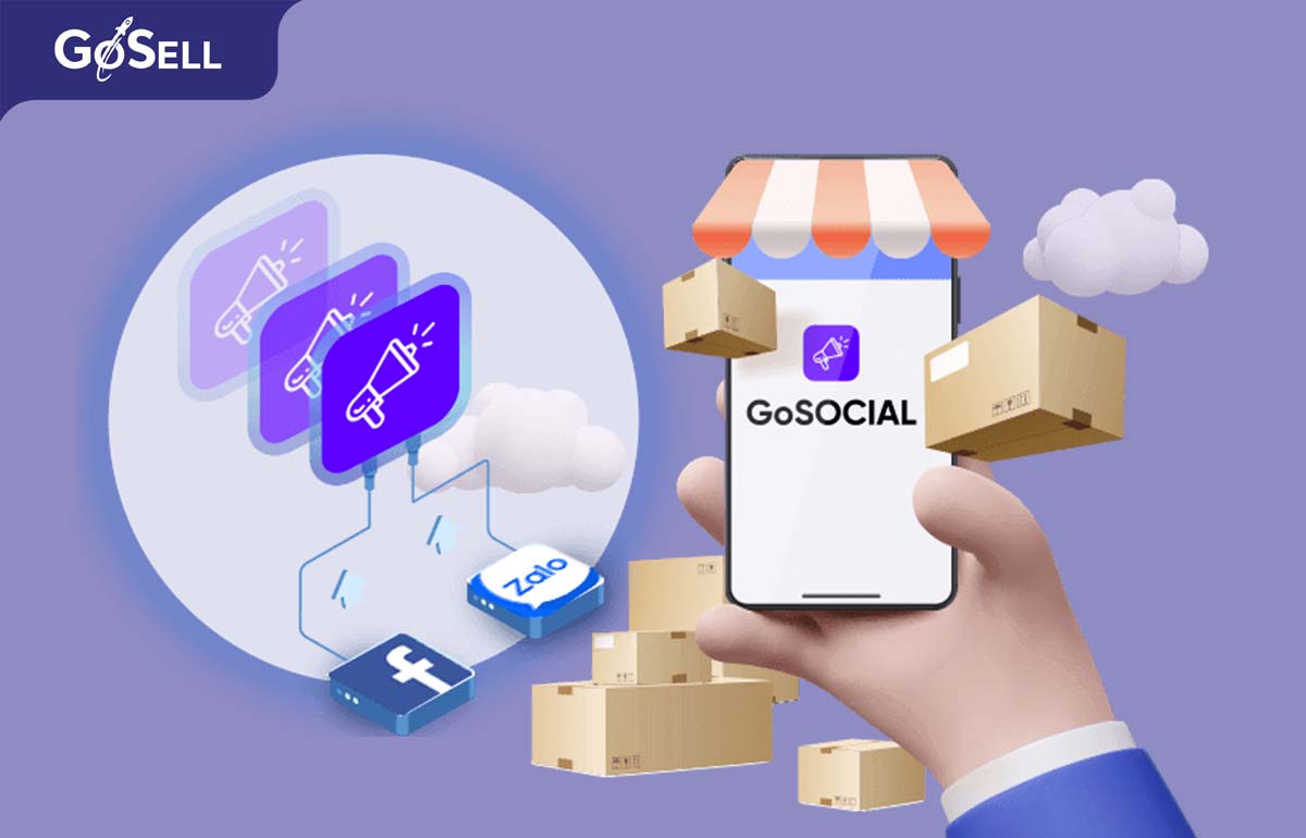 GoSOCIAL là giải pháp giúp doanh nghiệp bán hàng và quản lý bán hàng trên nền 5 Fanpage Facebook và 1 tài khoản Zalo OA