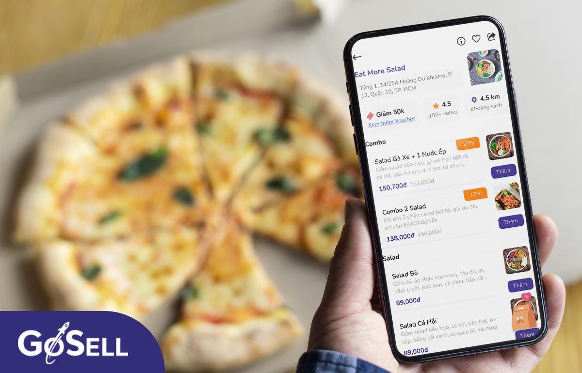 GoSELL cung cấp đến bạn phần mềm quản lý chuyên biệt cho ngành ăn uống - GoF&B