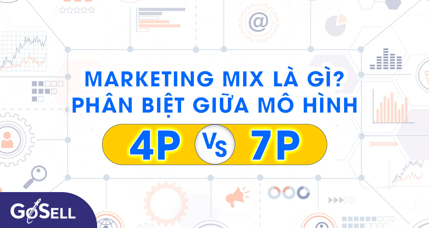 Marketing mix là gì? Phân biệt giữa mô hình 4P và 7P