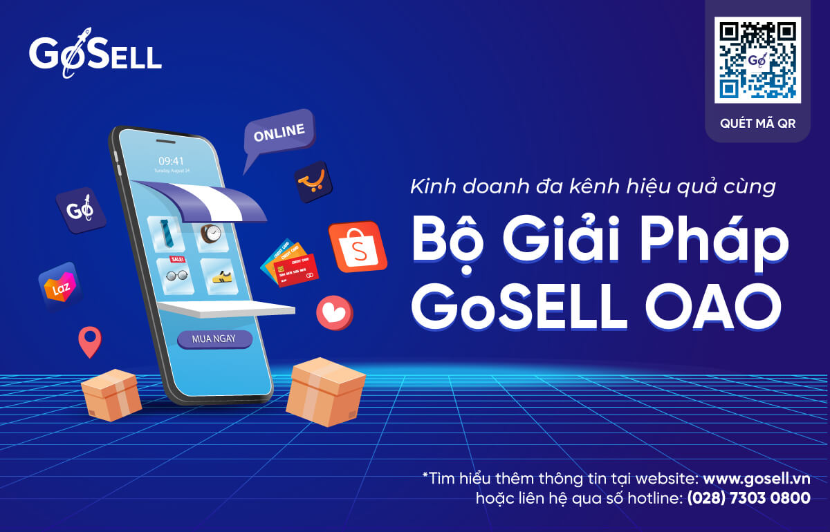 Phần mềm quản lý bán hàng đa kênh GoSELL