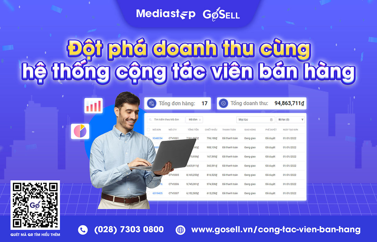 Cùng GoSELL xây dựng và quản lý hoa hồng cộng tác viên chuyên nghiệp