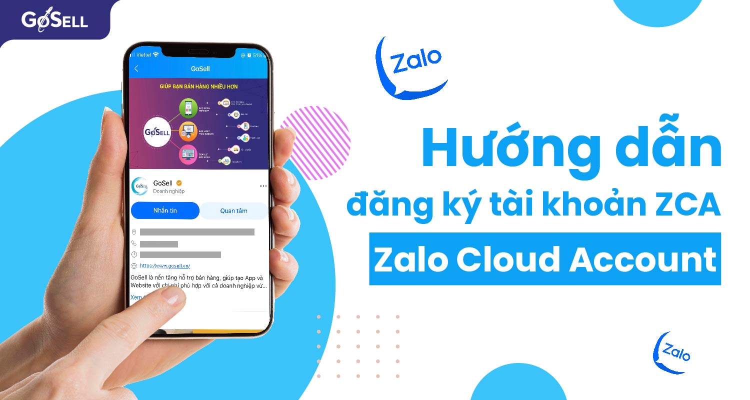Hướng dẫn đăng ký tài khoản ZCA - Zalo Cloud Account