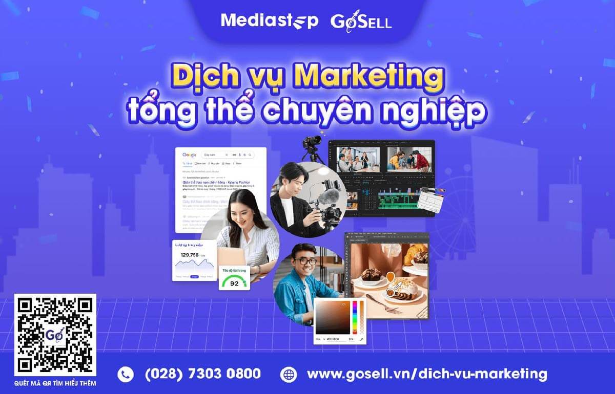 Xây dựng và phát triển hình mẫu thương hiệu với gói dịch vụ Marketing tổng thể của Mediastep