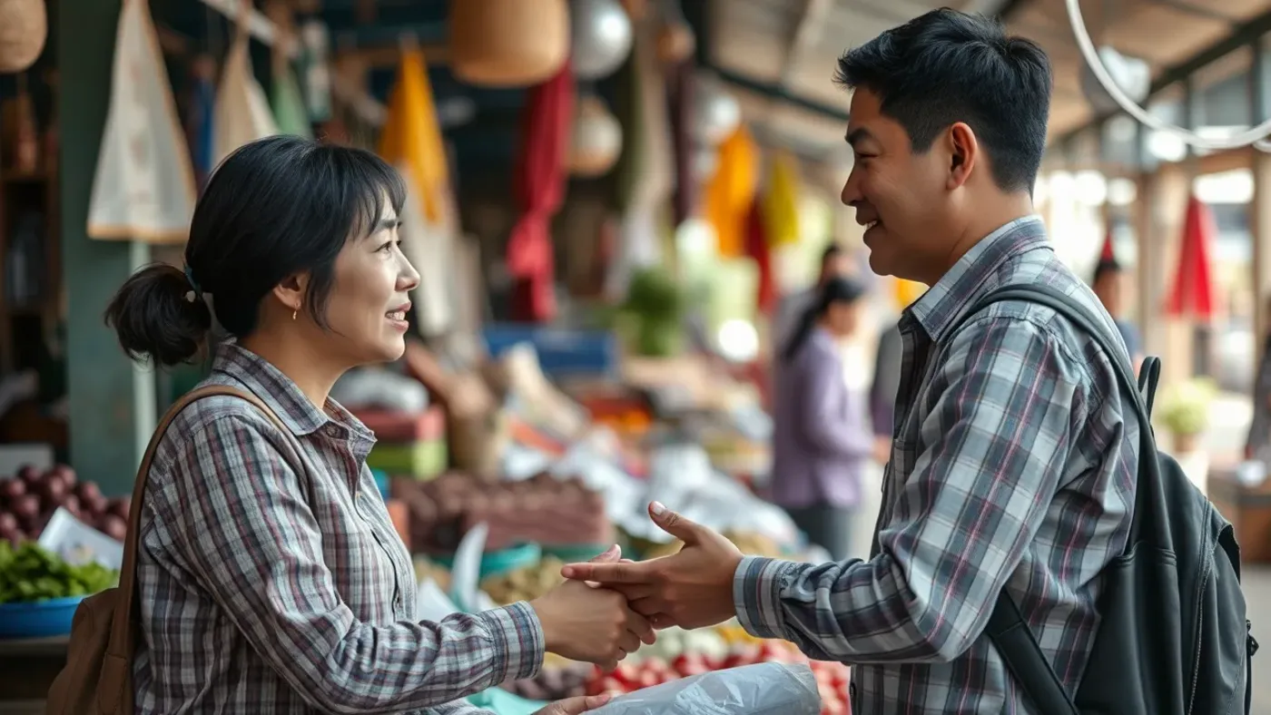 Trả giá sỉ quần áo chợ Tân Bình