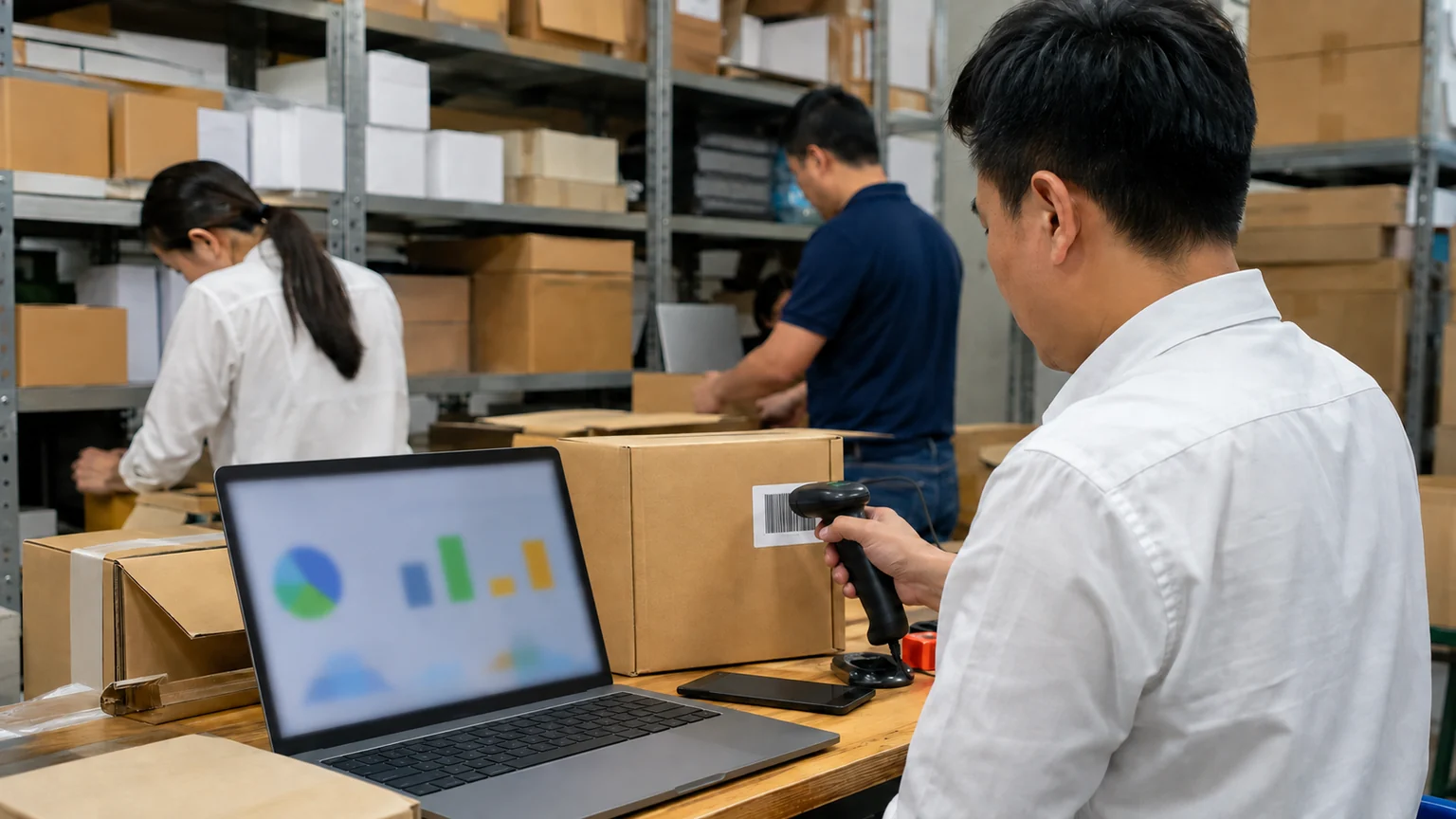 Sử dụng phần mềm quản lý kho tự động